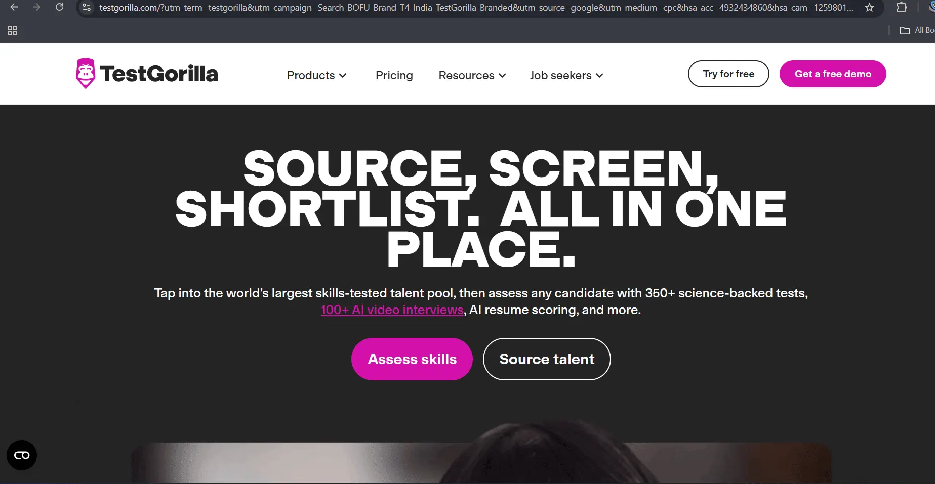 TestGorilla - AI-Powered Skills Assessment